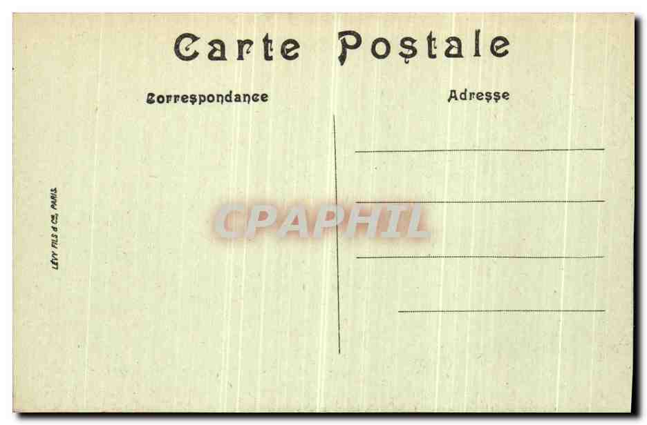 CPA Le Pouliguen Le Bain  — Back