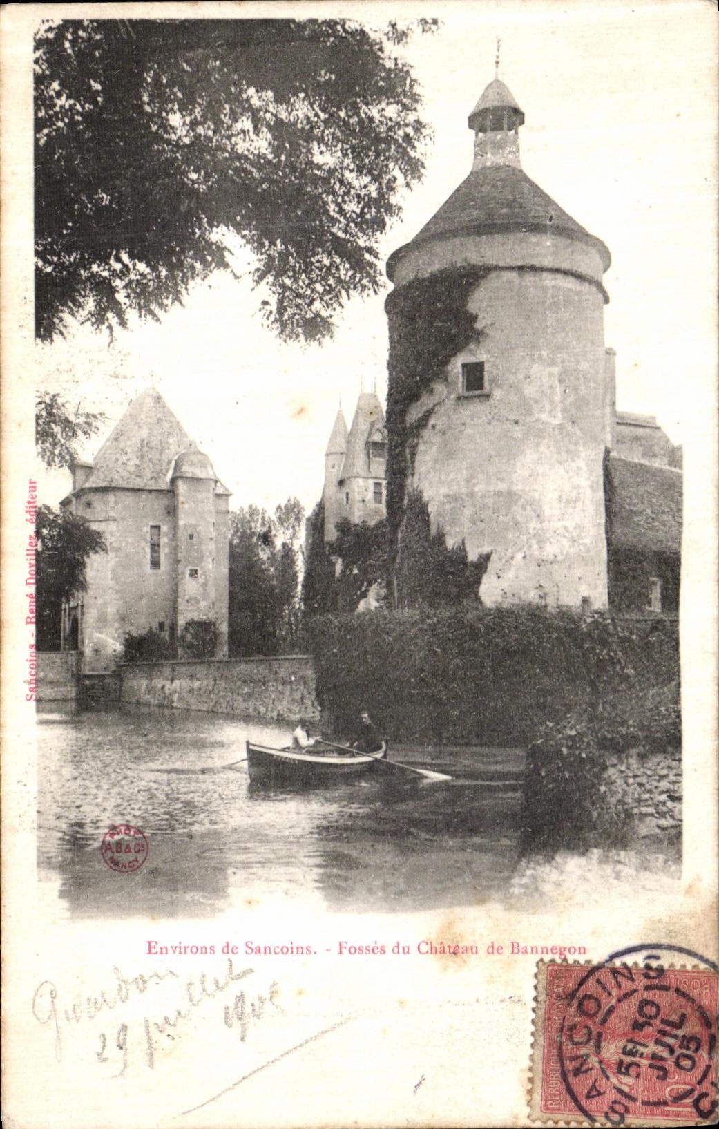 Environs de Sancoins — Fossés du Château de Bannegon — René Dourilles éditeur