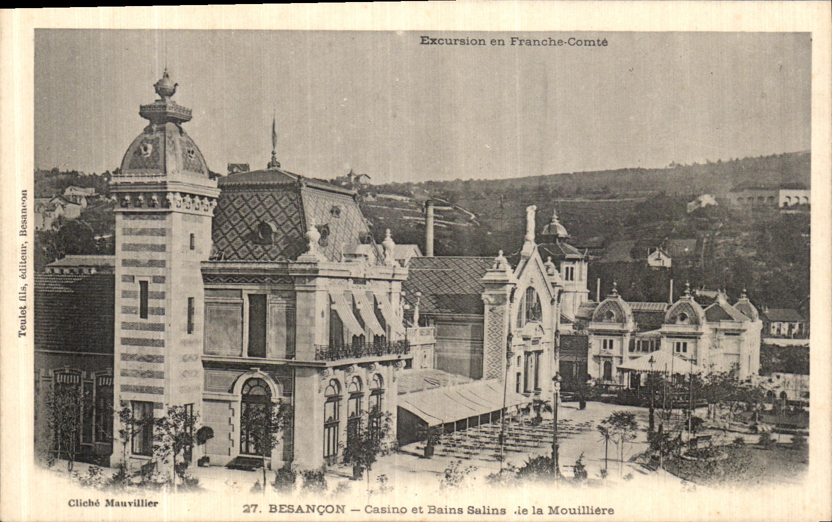 Besançon — Casino et Bains Salins de la Mouillière — Excursion en Franche-Comté