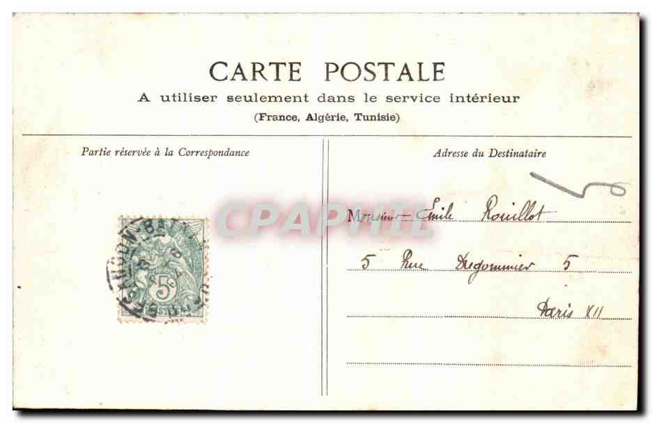 Besançon - Le Doubs et la Malatte — L. F. et V., Paris - 285. - J. Liard, éditeur — Verso
