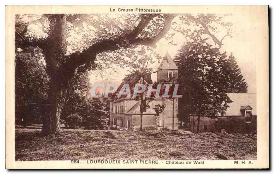 CPA Lourdoueix Saint Pierre Chateau de Wast