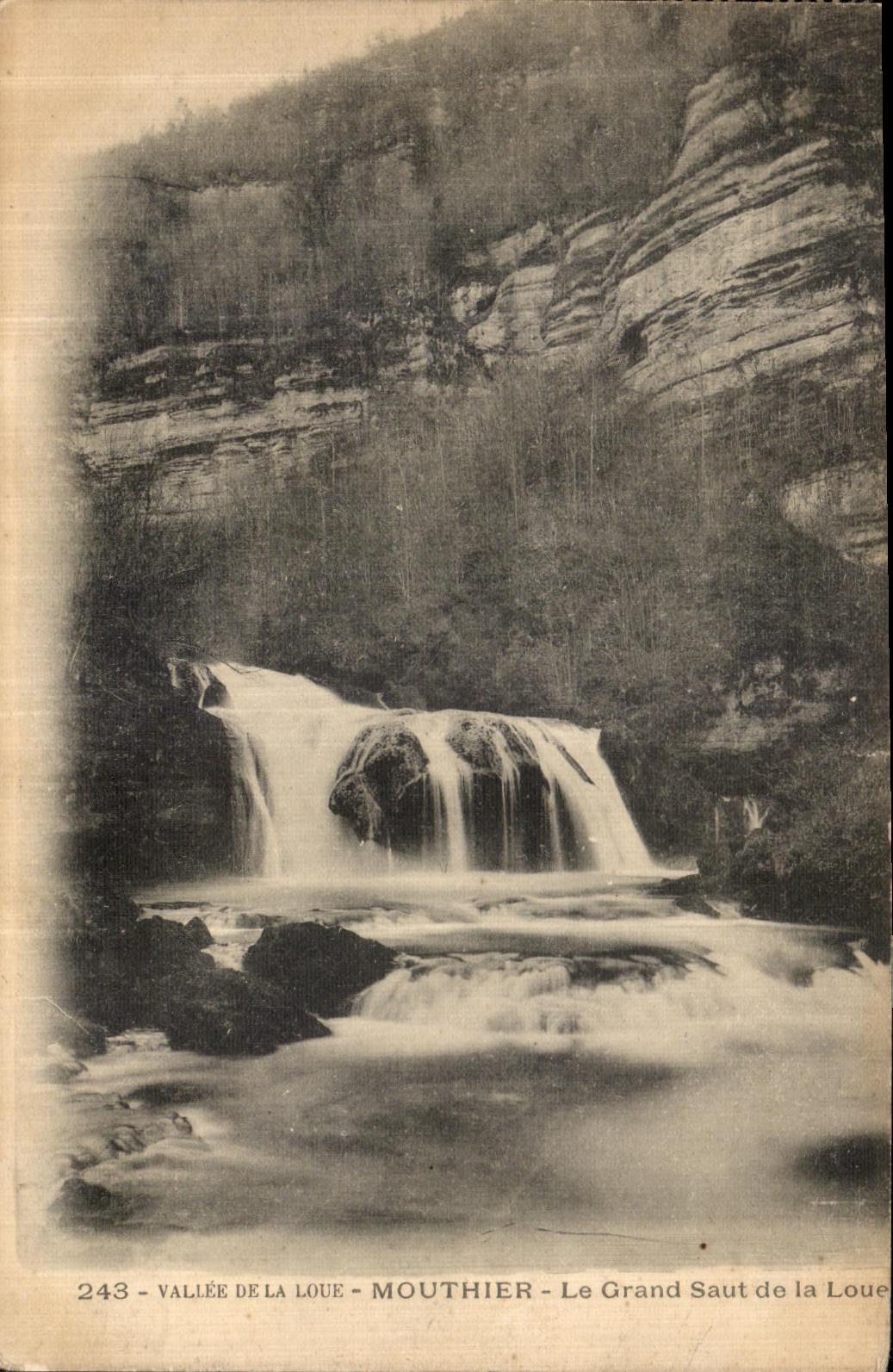 Vallée de la Loue - MOUTHIER - Le Grand Saut de la Loue — éditeur inconnu, n° 243
