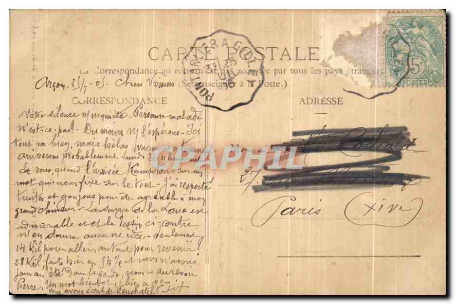 Vallée de la Loue - MOUTHIER - Le Grand Saut de la Loue — éditeur inconnu, n° 243 — Reverso