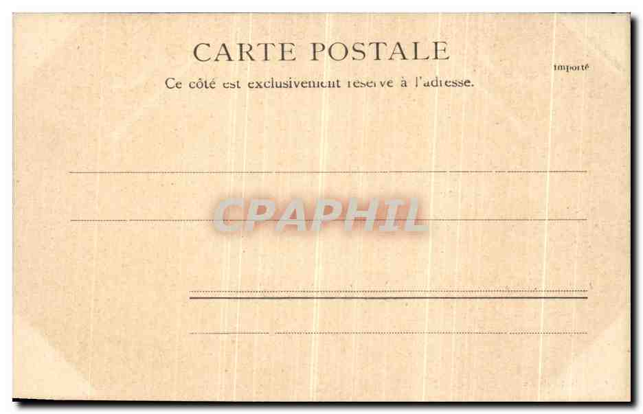 CPA Bagneres de Luchon la buvette du pre — Verso