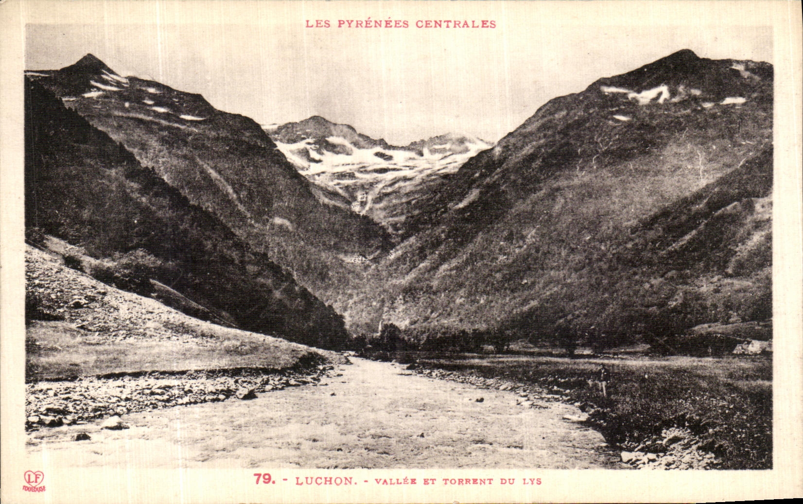 CPA Luchon Vallee Et Torrent Du Lys 