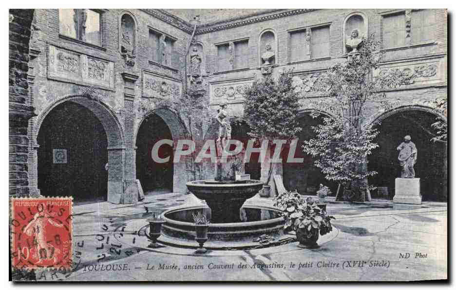 CPA Toulouse Le Musee ancien couvent des Augustins le petit cloitre 