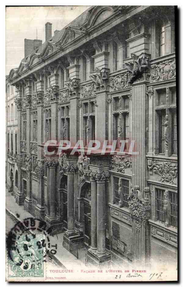 Toulouse - Façade de l'Hôtel de Pimpre - Atelier Toulouse