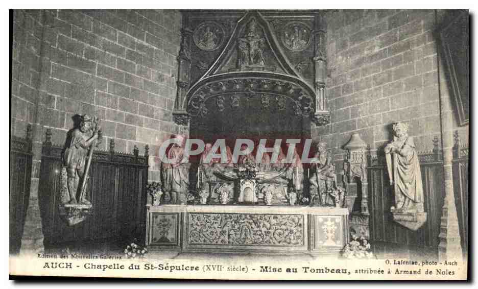 Auch - Chapelle du St-Sépulcre (XVIIe siècle) - Mise au Tombeau, attribuée à Armand de Noles