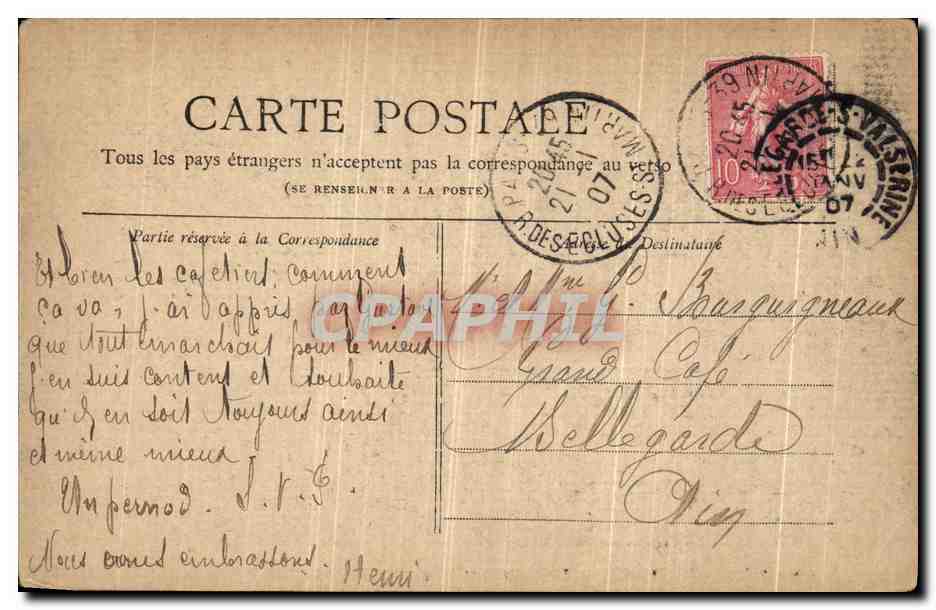 CPA Collection Petit Journal Paris La Square et le Musee de Cluny — Rückseite