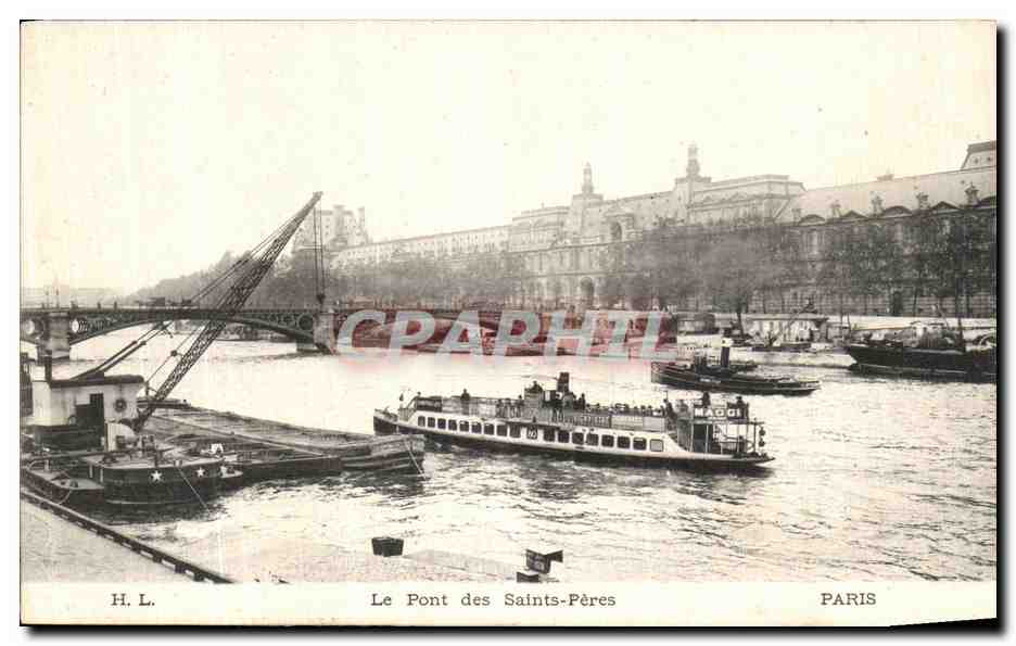 CPA Le Pont des Saints Peres Paris Peniche Maggi