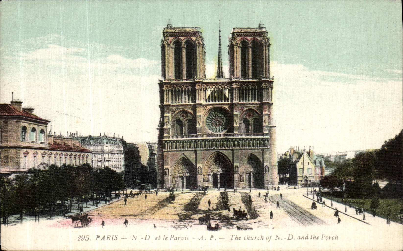 CPA Paris et le Parvis 