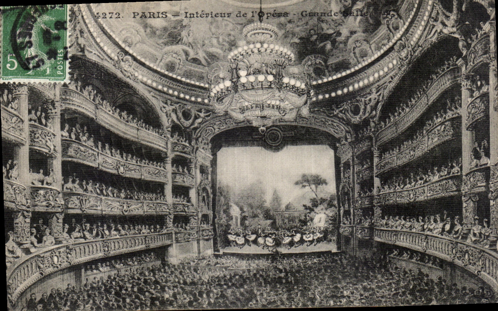 CPA Paris Interieur de l Opera Grande salle