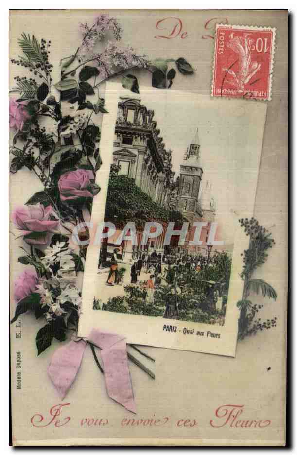 CPA Paris Quai aux fleurs