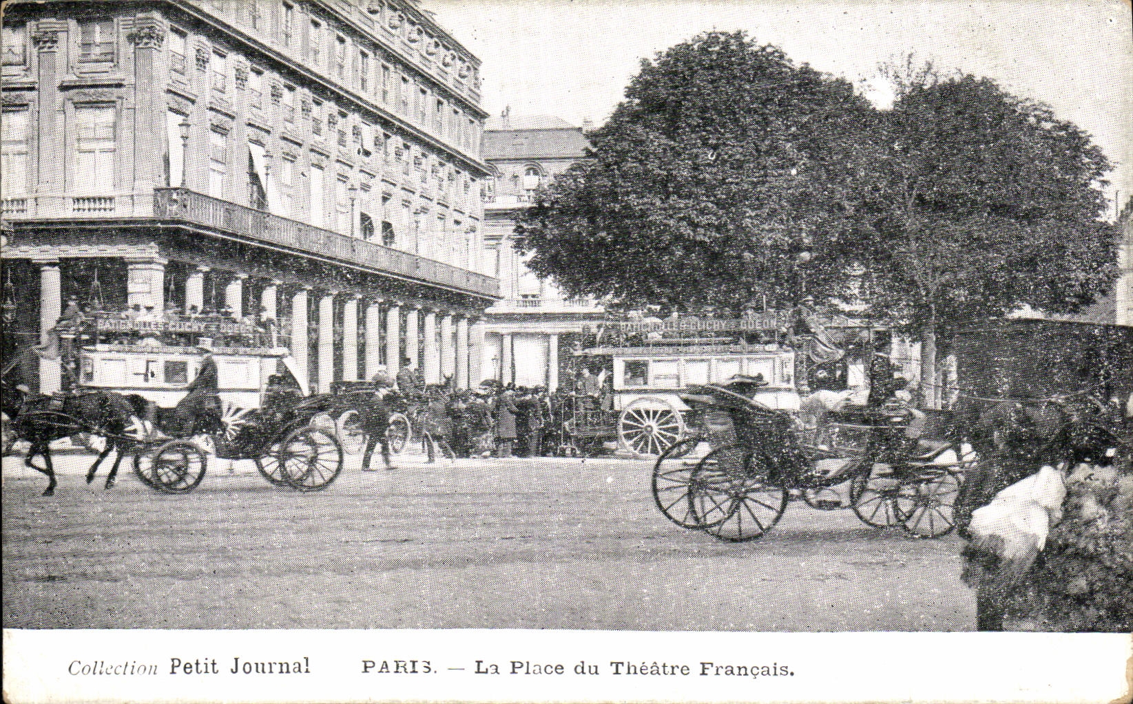 CPA Collection Petit Journal Paris La Place du Theatre Francais