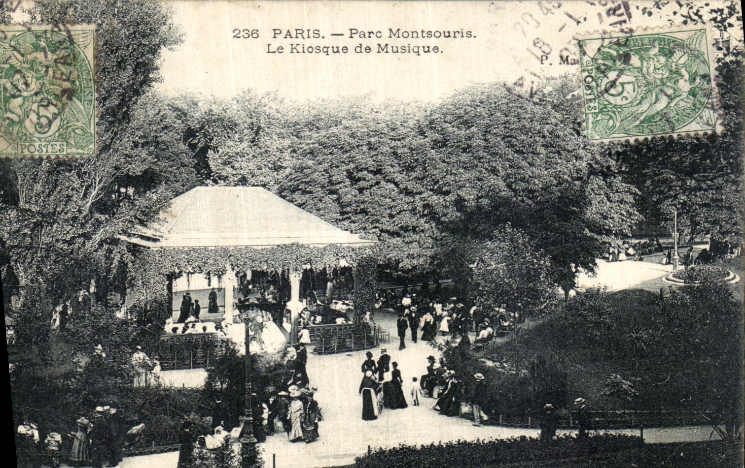 CPA Paris Parc Montsouris Le Kiosque de Musique