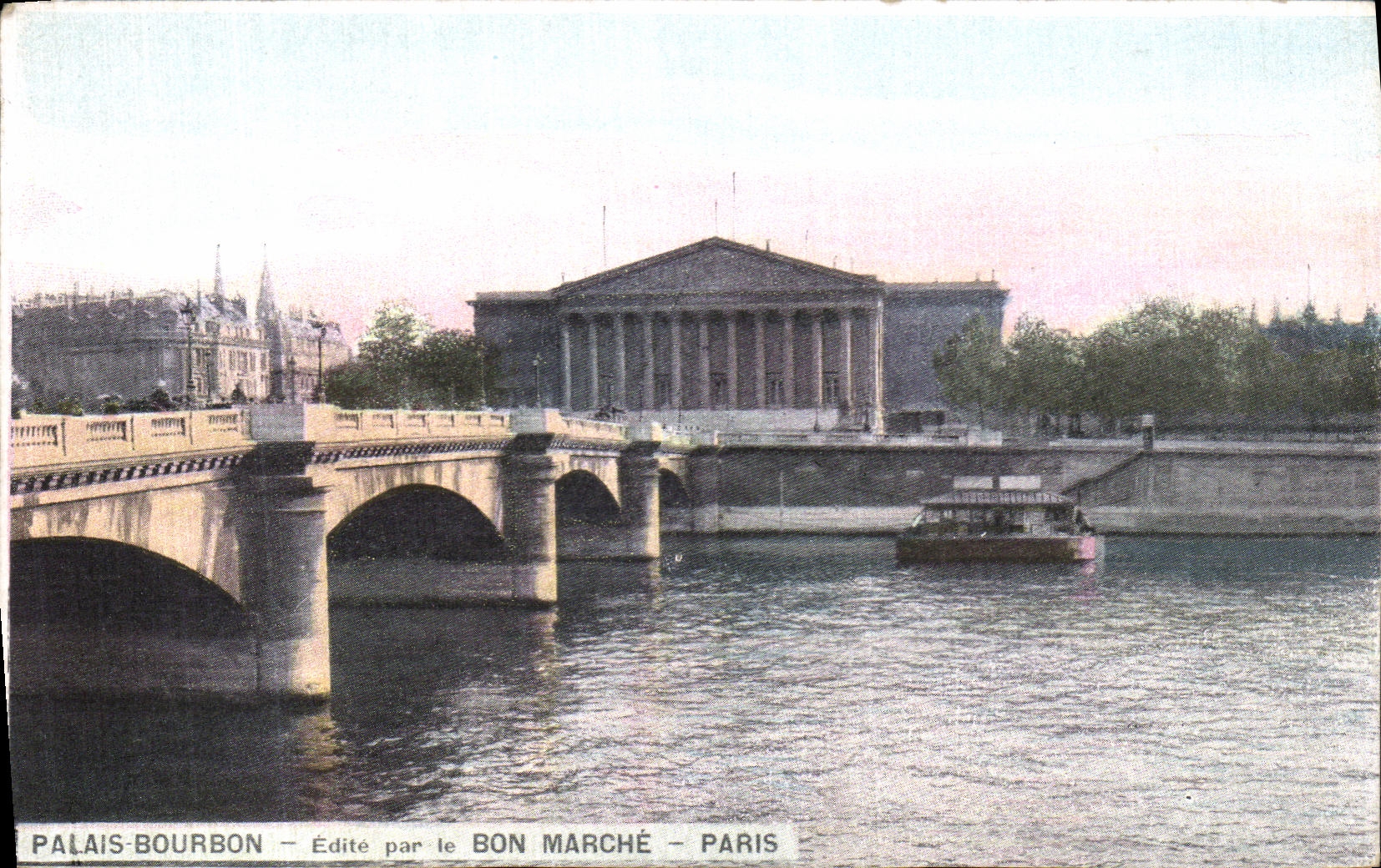 CPA Palais Bourbon Edite par le Bon Marche Paris