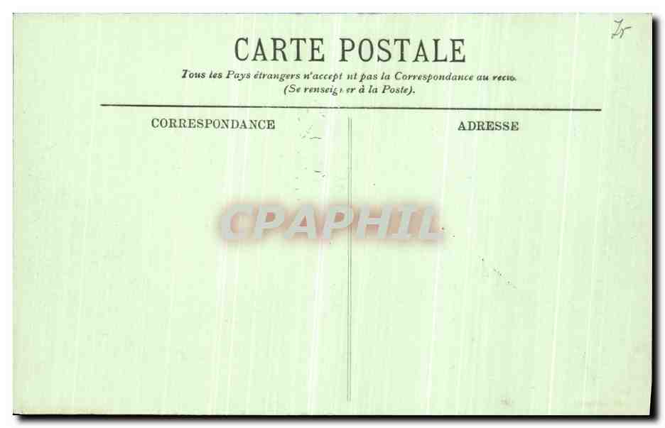 CPA Paris La Place des Victoires — Rückseite