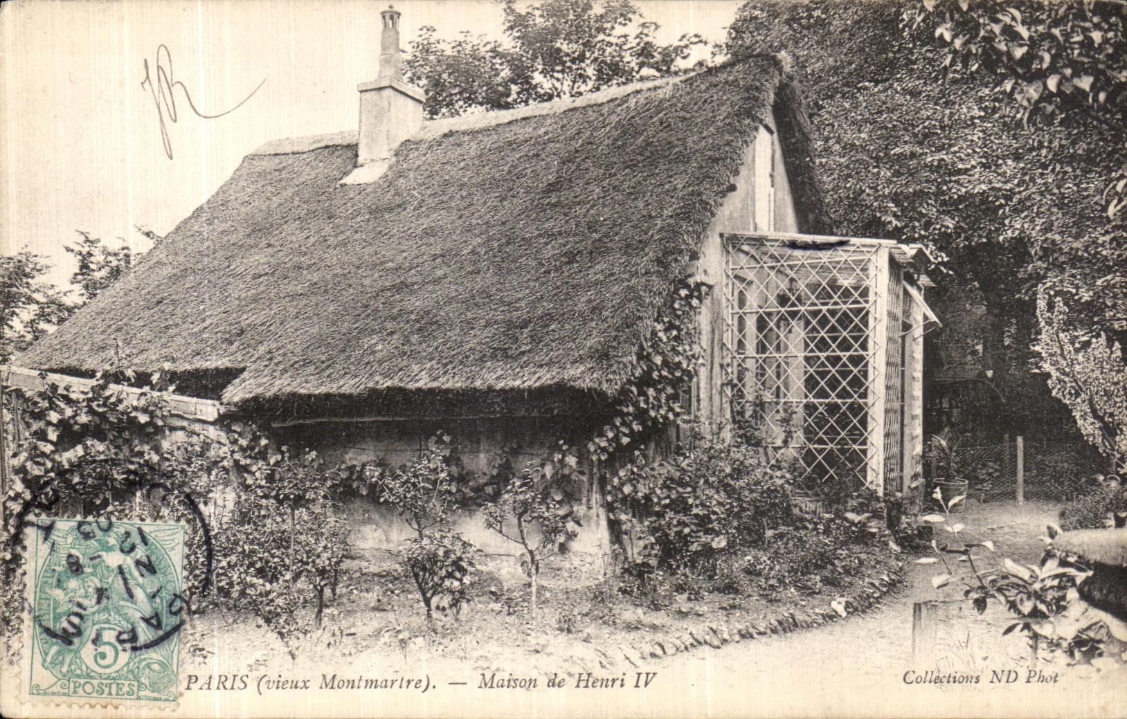 CPA Paris Maison de Henri IV Montmartre