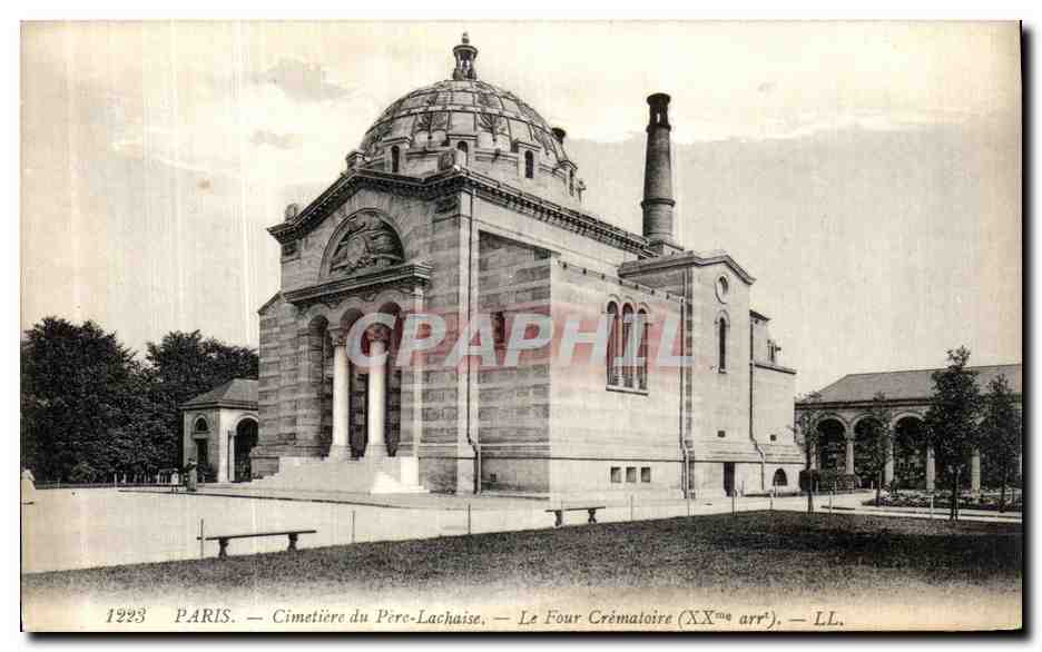 CPA Paris Cimetiere du Pere Lachaise Le Four Crematoire