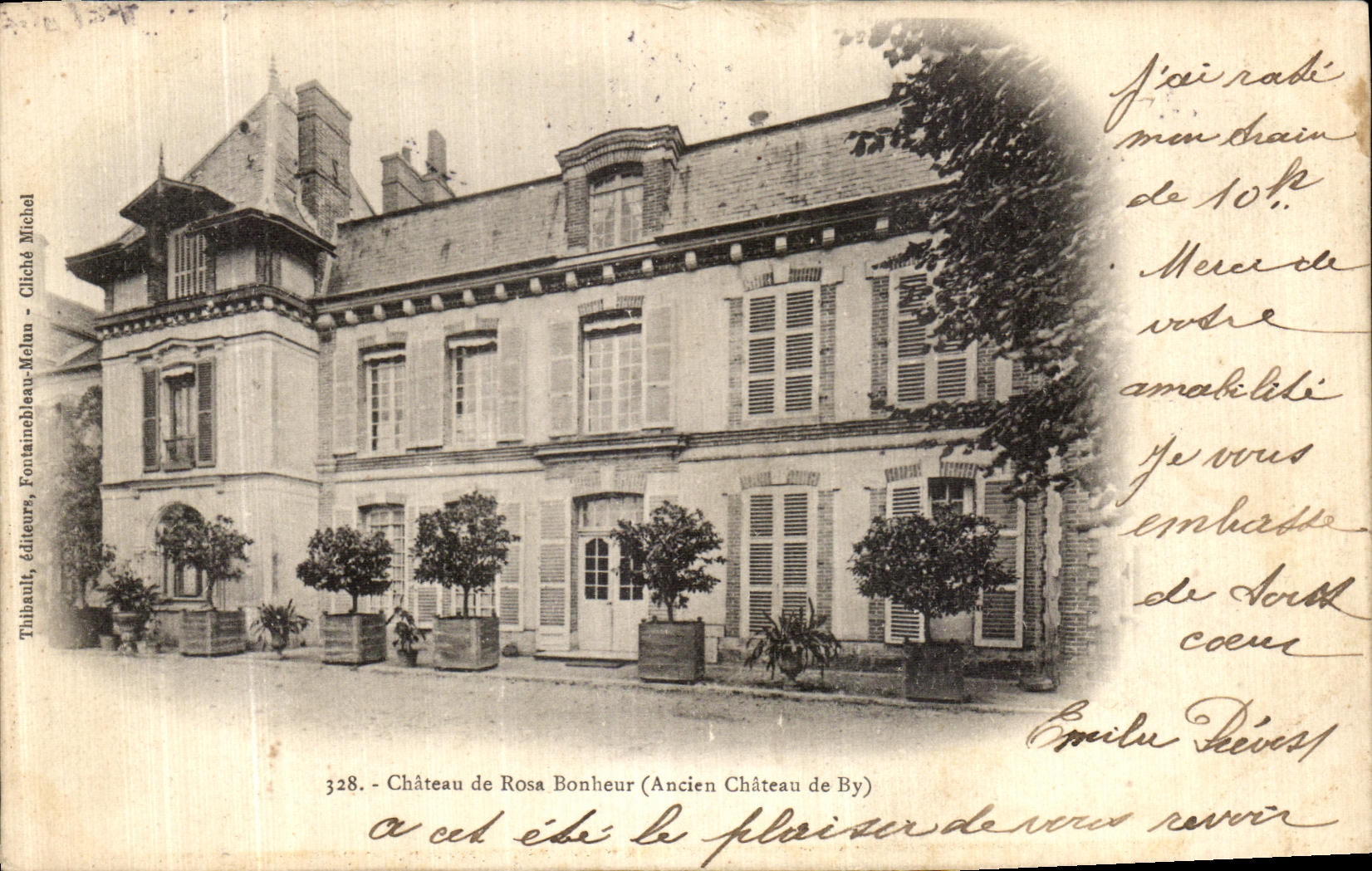 CPA Chateau de Rosa Bonheur Ancien chateau de By 