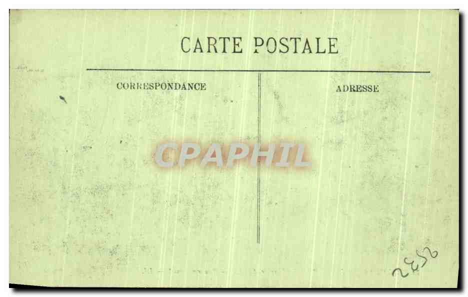 CPA Inondations De Paris Pauvres Gens  — Rückseite