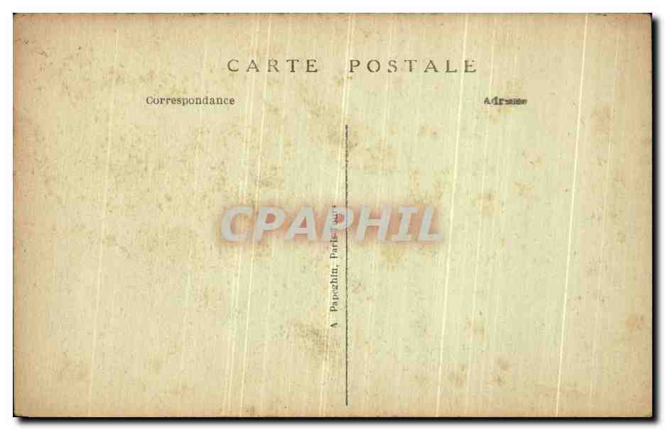 CPA Paris Arc de Triomphe de l Etoile Tombe du Soldat Inconnu — Rückseite