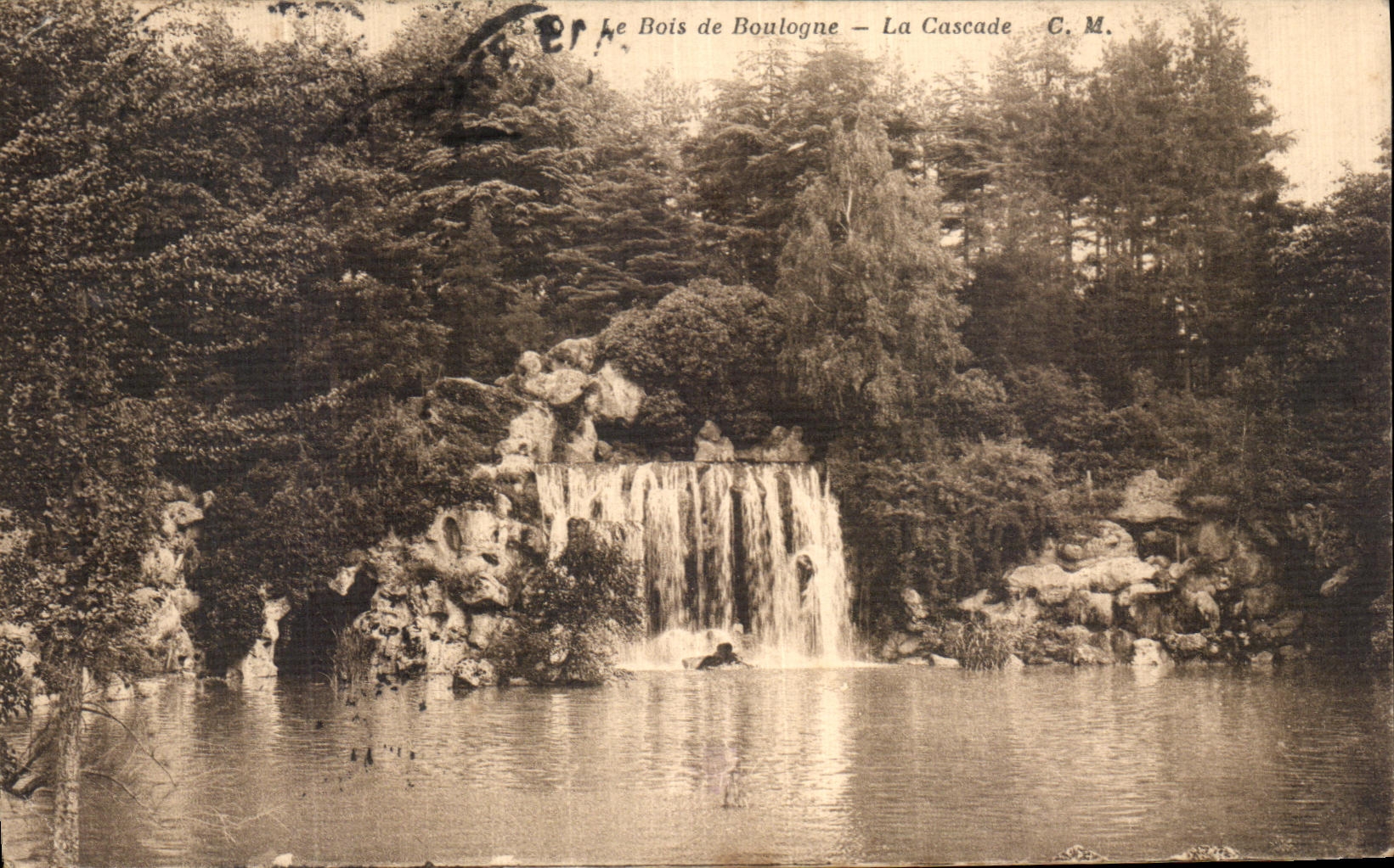 CPA Le Bois de Bouglogne La Cascade