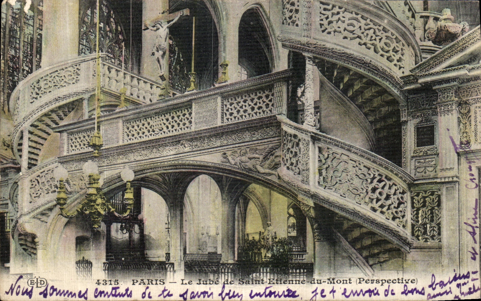 CPA Paris Le Jube de Saint Etienne du Mont