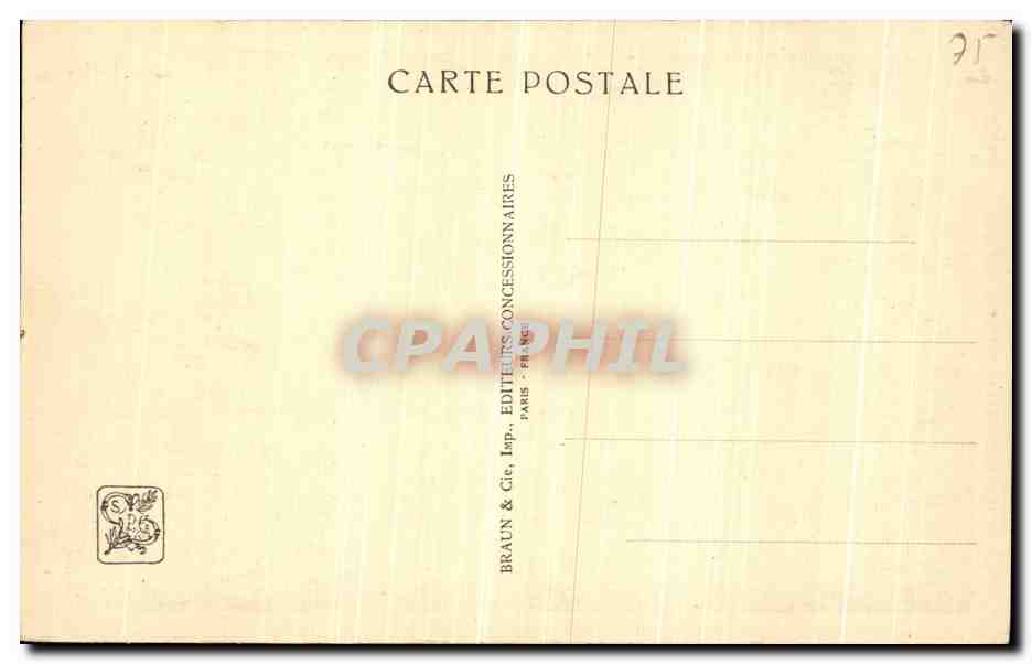 Tor der Kapitelskapelle — Angkor Wat — Internationale Kolonialausstellung — Paris 1921 — Rückseite
