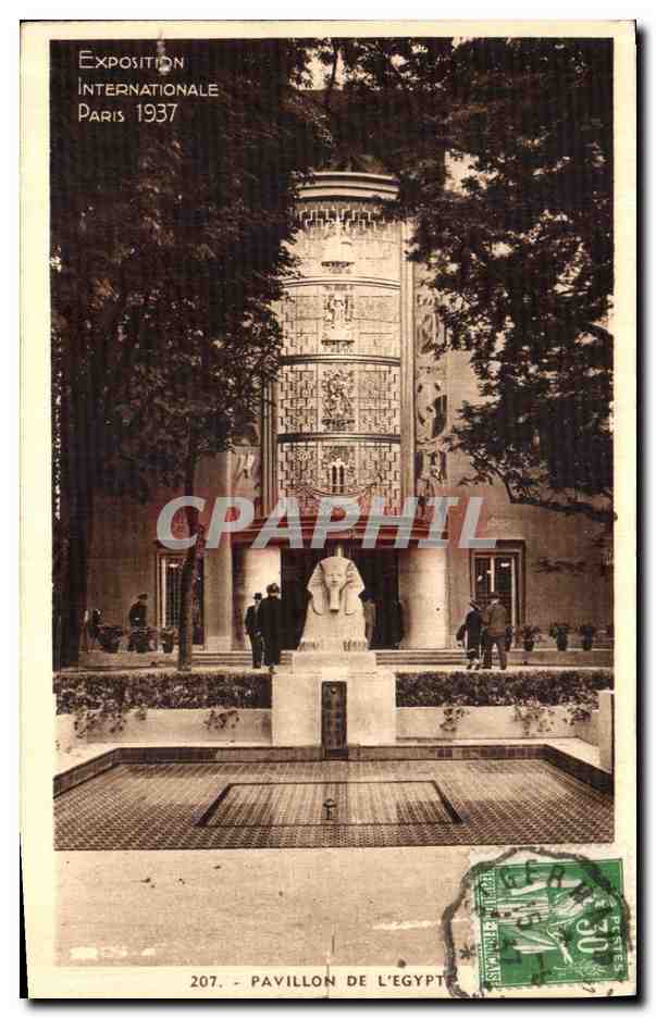 Pavillon de l'Égypte — Exposition Internationale Paris 1937 — H. CHIPAULT, Concessionnaire — n° 207