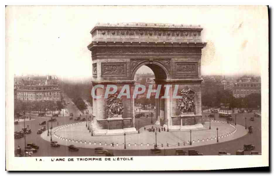 CPA L Arc De Triomphe De L Etoile Paris
