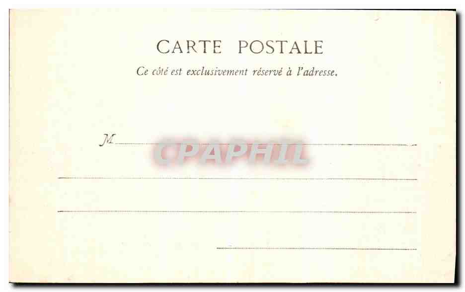CPA Paris Place du Palais Royal Metro — Rückseite