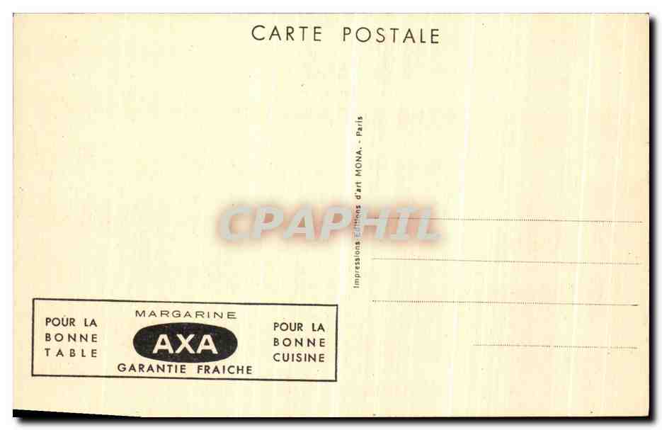 CPA Paris L Arc de Triomphe du Carrousel et le Louvre  — Rückseite