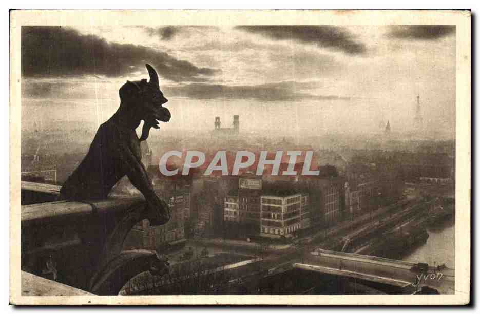 CPA Paris En Flanant Notre Dame de Paris Chimere