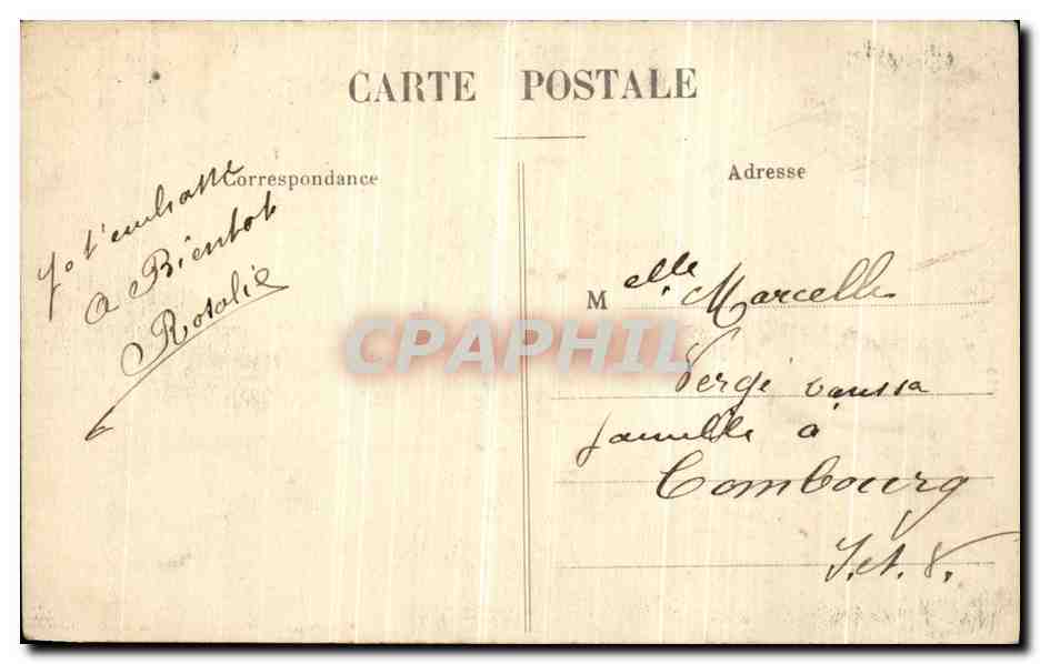 CPA Paris Sainte Ambroise  — Rückseite