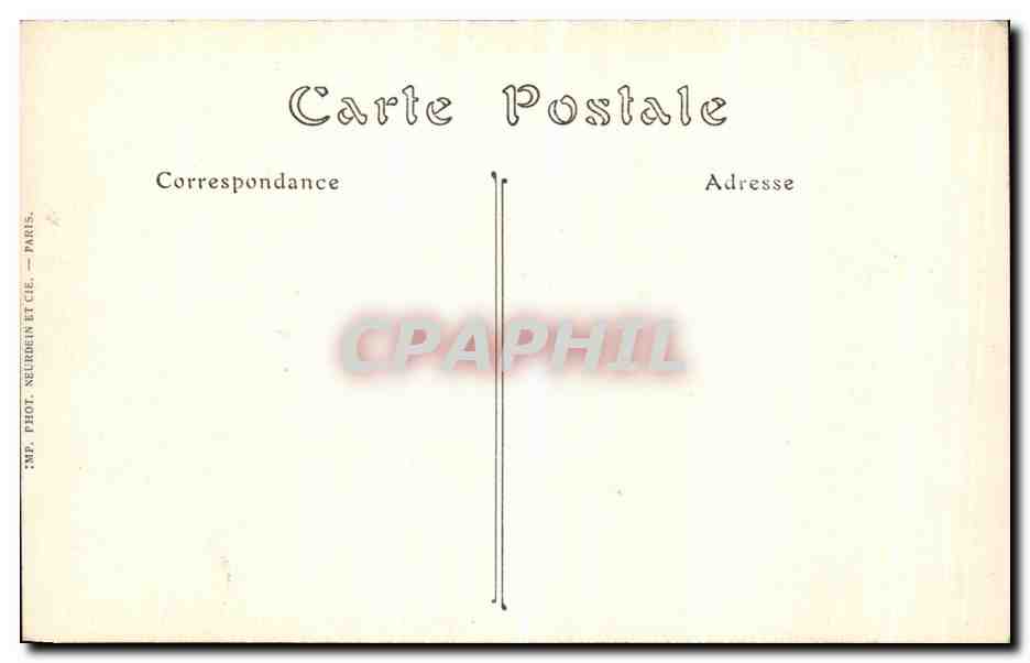 CPA Paris Notre Dame L Arge du Jugemant — Verso