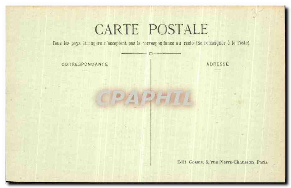 CPA Paris L Avenue de l Observatoire — Verso