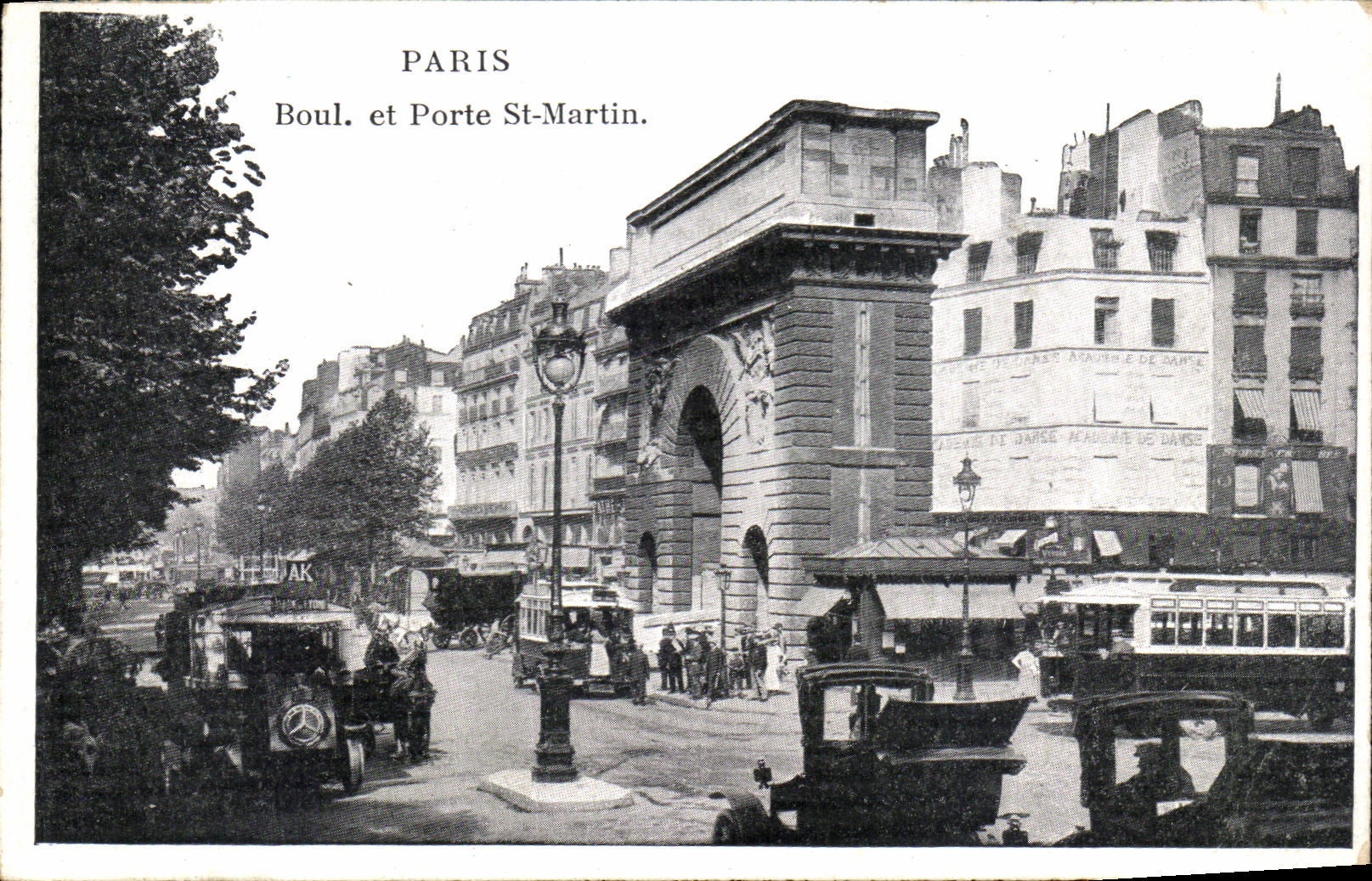 CPA Paris Boul et Porte St Martin