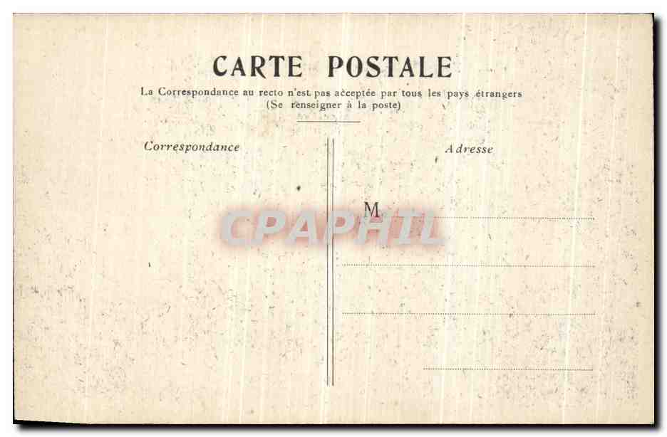 CPA Paris Boul et Porte St Martin — Rückseite