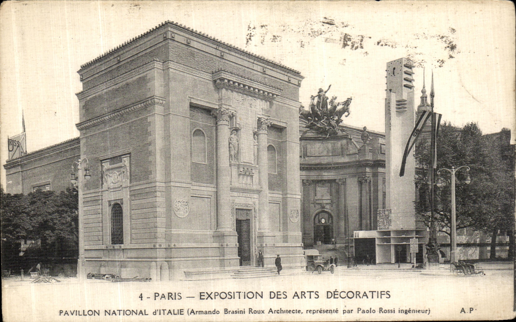CPA Paris Exposition Internationale Des Arts Decoratifs Pavillon National d Italie 