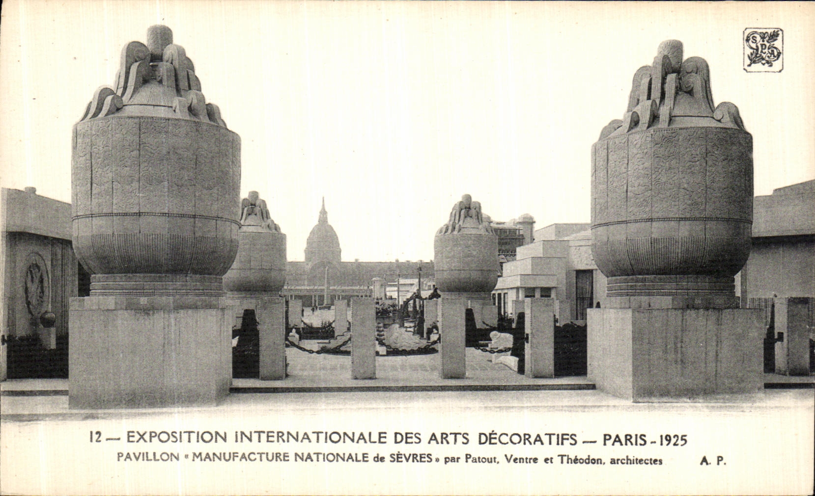 CPA Paris Exposition Internationale Des Arts Decoratifs Pavillon Manfacture Nationale de SEvres 