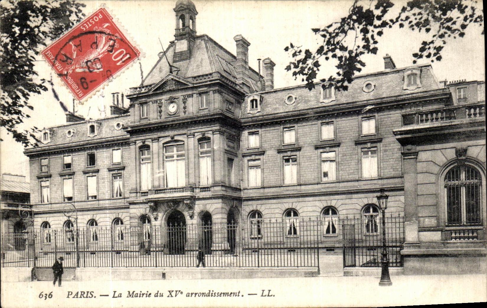 CPA Paris La Maririe du 15em