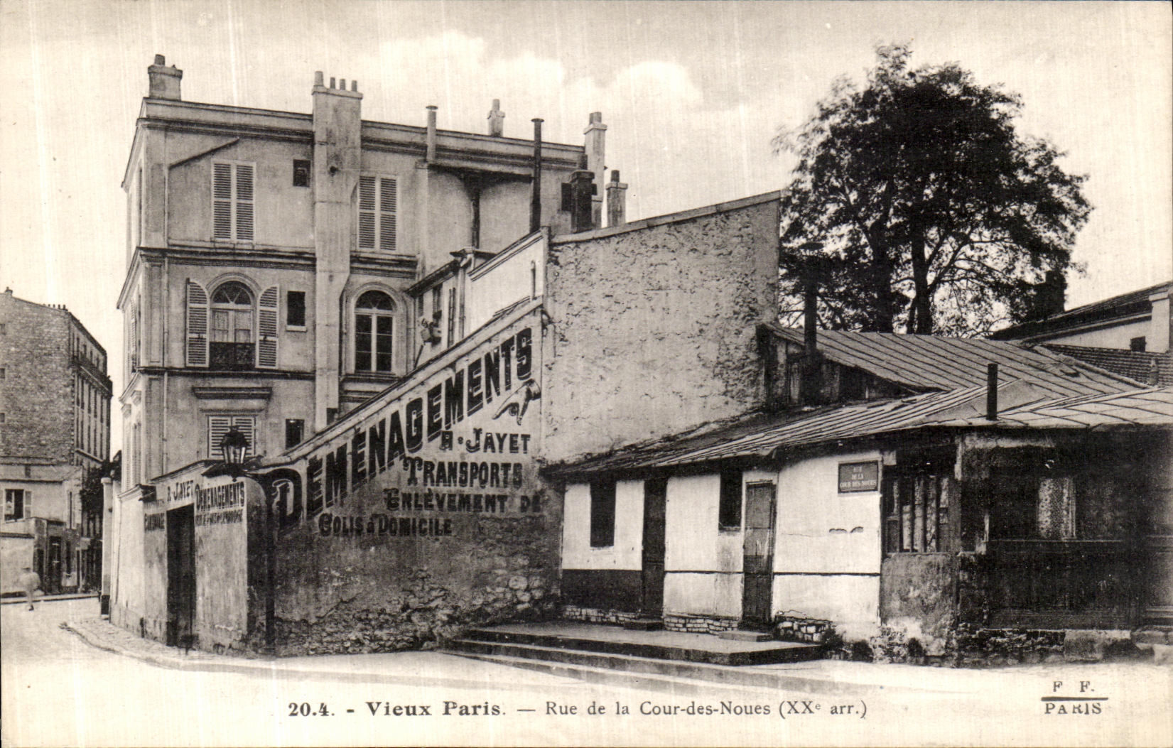 CPA Paris Vieux Rue de la Cour des Noues