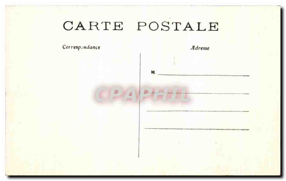 CPA Paris Les Colonnes du Trone Place de la Nation — Rückseite