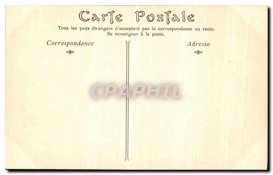 CPA Paris Le Foyer Public de l Opera — Rückseite