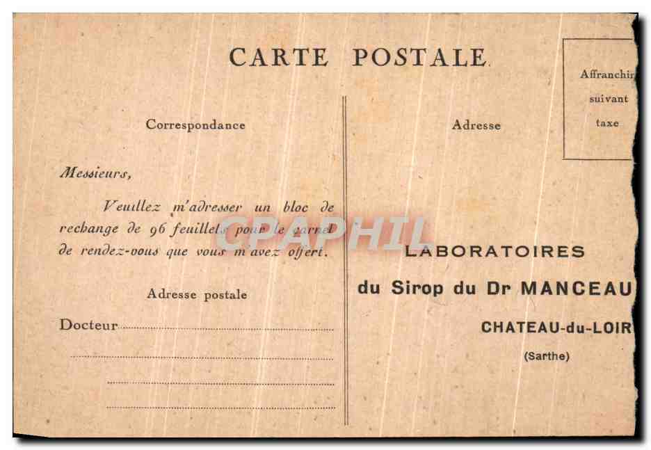 CPA La Baslille de Paris et la Porte Saint Antoine en 1715 — Verso