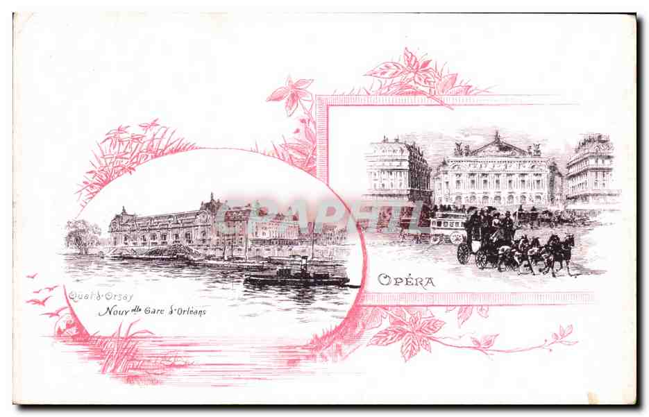 CPA Paris Quai d Orsay Nouvelle Gare l Orleans