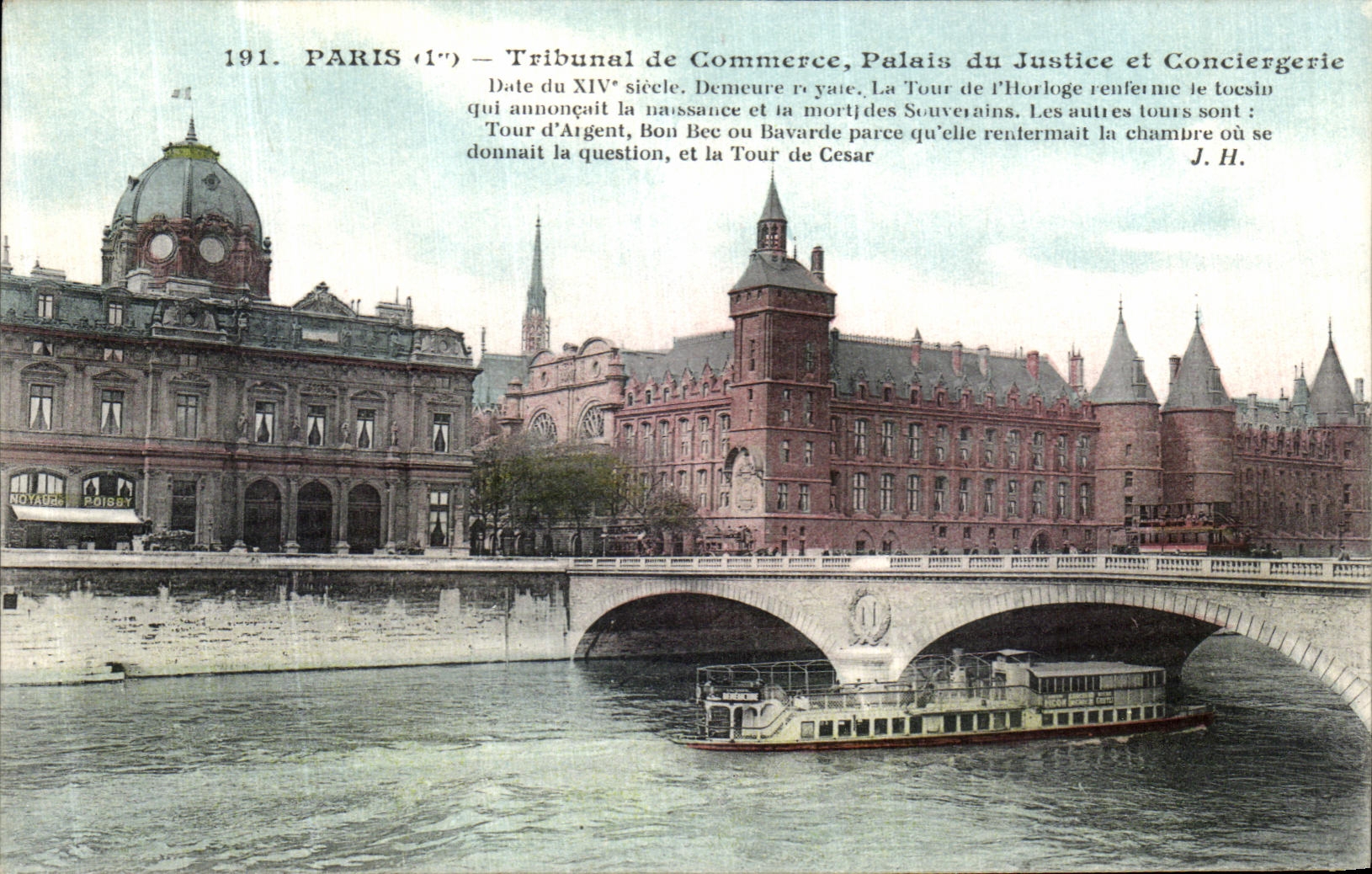 CPA Paris Tribunal de Commerce Palais du Justice et Conciergerie Peniche