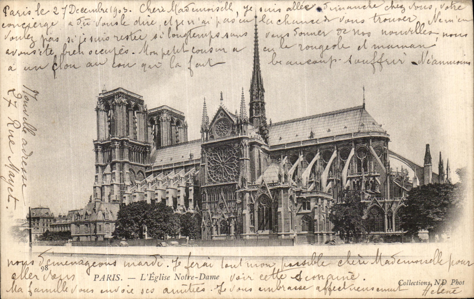 CPA Paris L Eglise Notre Dame