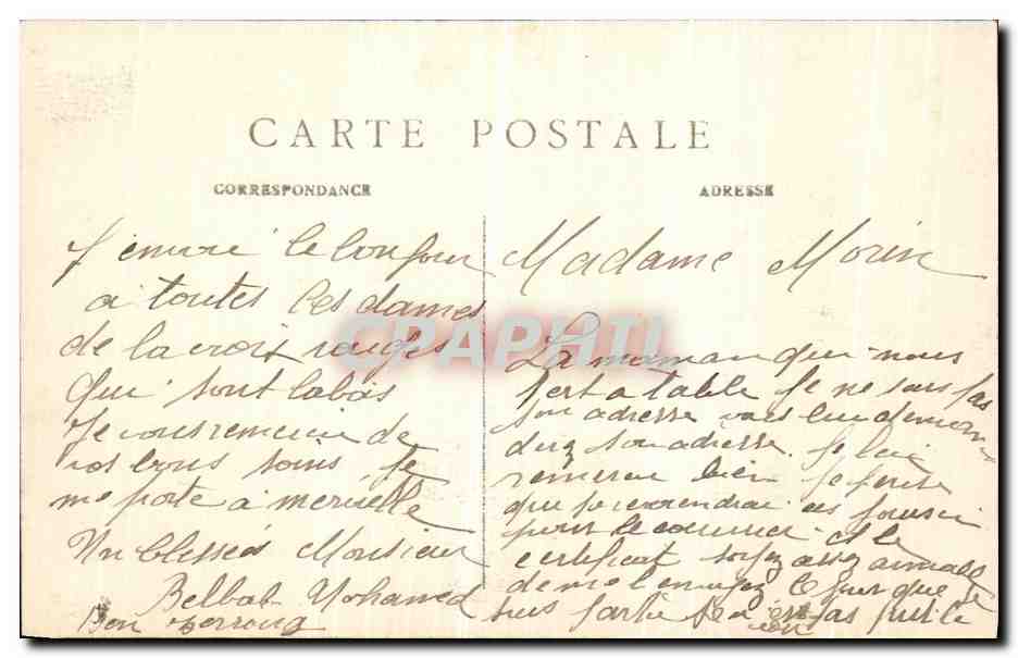 CPA Paris Le Pont d Arcole et l Hotel de Ville — Rückseite